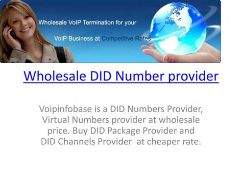 wholesale did number provider.